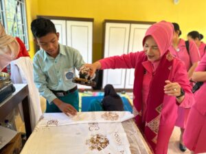 Karya Anak SLB Tanjung ke Panggung Nasional: Bhayangkari Dorong Batik Difabel Jadi Simbol Ekonomi Inklusif