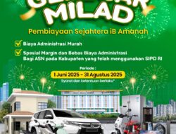 Bank NTB Syariah Luncurkan Promo Gelegar Milad 2025, Margin Kompetitif untuk Beragam Pembiayaan
