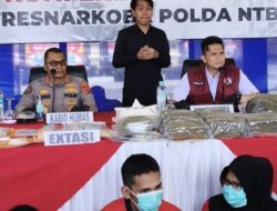 Polda NTB Bekuk Dua Kurir Ganja di Masbagik Lombok, Total Barang Bukti Capai 3 Kilogram Lebih