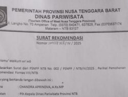 PLH Kadis Pariwisata NTB Gunakan Kop Dinas Untuk ‘Minta-minta Dana’ Cabor FORNAS: Ketua SAPANA Angkat Bicara!
