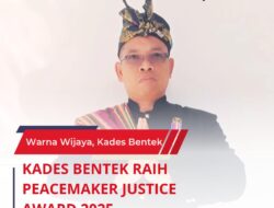 Harmoni di Desa Bentek Berbuah Prestasi Nasional, Warna Wijaya Sabet Peacemaker Justice Award