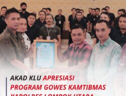 AKAD KLU Apresiasi Program Gowes Kamtibmas Kapolres Lombok Utara