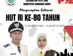 Kades Tambak Sari Beserta Jajaran Mengucapkan Selamat HUT RI ke-80