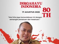 Kepala Dinas Pendidikan dan Kebudayaan KSB Mengucapkan Selamat HUT RI ke-80