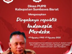 Kepala Dinas PUPR Sumbawa Barat Mengucapkan Selamat HUT RI ke-80