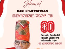 Ketua DPRD Sumbawa Barat Mengucapkan Selamat HUT RI ke-80