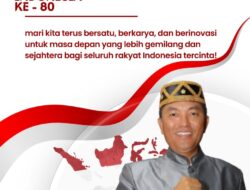 Kepala Dinas Perdagangan Provinsi NTB Beserta Staf Mengucapkan Selamat HUT RI ke-80