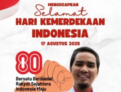Dirut RSUD Dompu Beserta Staf Mengucapkan Selamat HUT RI ke-80