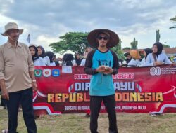 Selelos Tampil Meriah di Pawai HUT RI ke-80 Kecamatan Gangga