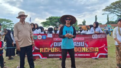Selelos Tampil Meriah di Pawai HUT RI ke-80 Kecamatan Gangga