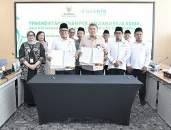 Bank NTB Syariah dan Baznas Provinsi NTB Jalin Kerja Sama Strategis Penyaluran Dana Zakat Rp 7,2 Miliar