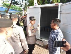 Kolaborasi Polda NTB dan BGN RI, Anak Sekolah di Ampenan Dapat MBG Gratis