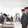 Rotasi Besar di Pemda Lombok Utara, Bupati Najmul Resmi Lantik 16 Pejabat Baru
