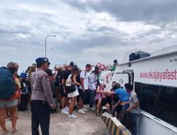 Sat Polair Polres Lombok Utara Perketat Pengamanan Pantai dan Pelabuhan Jelang MotoGP Mandalika 2025