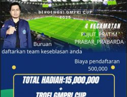 Turnamen Sepak Bola Bergensi GMPRI CUP 2025 Siap Digelar di Gili Nusa