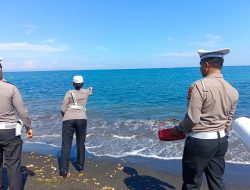 Satlantas Polres Lombok Utara Gelar Tabur Bunga Peringati HUT Lalu Lintas ke-70