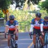 Bhayangkari Lotara Sisipkan Pesan Literasi dalam Gowes Kamtibmas di Desa Adat Bayan