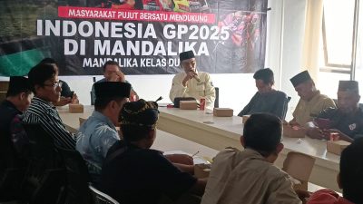 Sinergitas Forum Kades Pujut Bersama Tokoh Masyarakat dan Tokoh Adat, Komitmen Dukung Event MotoGP Mandalika 2025