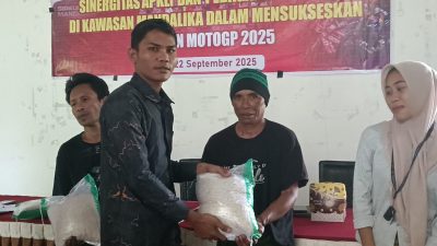 Jelang MotoGP, Pedagang Kaki Lima dan Asongan Dapat Santunan dan Ditata