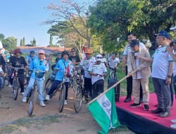 Gowes Olahraga Rekreasi, Bupati Najmul Lepas Para Peserta Eksplorasi Desa Bentek