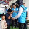PLN Berbagi dengan Anak Yatim pada Apel Siaga Kelistrikan MotoGP Mandalika 2025