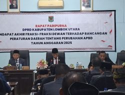 DPRD dan Pemkab Lombok Utara Sepakati Perubahan APBD 2025