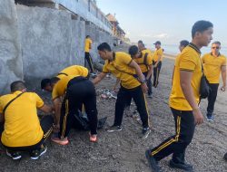 Polairud Polda NTB Rutin Gelar Olahraga dan Bersih-Bersih Pantai, Wujudkan Program Unggulan Polri