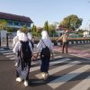 Wujudkan Tertib Berlalu Lintas, Polsek Tanjung Gelar Giat Rawan Pagi di Depan SMPN 1 Tanjung