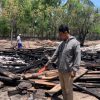 Rumah Warga di Bayan Hangus Terbakar, Polsek Lakukan Olah TKP dan Imbau Warga Waspada Api di Musim Kemarau