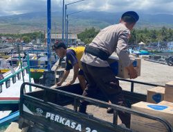 Ditpolairud Polda NTB Laksanakan Program Polisi Penolong di Lombok Timur, Bantu Ringankan Beban Nelayan