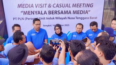 PLN dan Media “Menyala Bersama” di PLTS Sengkol untuk Wujudkan Energi Hijau NTB