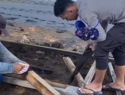 Sinergi Polisi dan Masyarakat, Pantai Dusun Sigi Bersih dan Tertata Berkat Gotong Royong