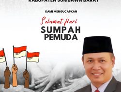 Kepala Dinas Pendidikan dan Kebudayaan Sumbawa Barat Mengucapkan Selamat Hari Sumpah Pemuda