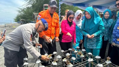 Ketua Bhayangkari dan Ketua PKK Lombok Utara Kolaborasi Jaga Laut: “Karang untuk Kehidupan, Konservasi untuk Masa Depan”