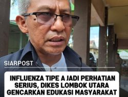 ‎Influenza Tipe A Jadi Perhatian Serius, Dikes Lombok Utara Gencarkan Edukasi Masyarakat