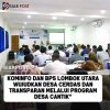 Kominfo dan BPS Lombok Utara Wujudkan Desa Cerdas dan Transparan Melalui Program Desa Cantik”