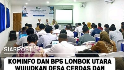 Kominfo dan BPS Lombok Utara Wujudkan Desa Cerdas dan Transparan Melalui Program Desa Cantik”