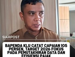 ‎Bapenda KLU Catat Capaian 105 Persen, Target 2026 Fokus pada Pemutakhiran Data dan Efisiensi Pajak