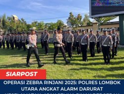 Operasi Zebra Rinjani 2025: Polres Lombok Utara Angkat Alarm Darurat Keselamatan, Ajak Semua Pihak Bergerak Bersama