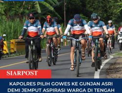 Kapolres Pilih Gowes ke Gunjan Asri Demi Jemput Aspirasi Warga di Tengah Jalan Rusak