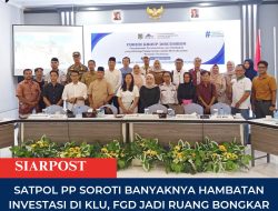 ‎Satpol PP Soroti Banyaknya Hambatan Investasi di KLU, FGD Jadi Ruang Bongkar Masalah Pelaku Usaha