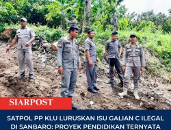 ‎Satpol PP KLU Luruskan Isu Galian C Ilegal di Sanbaro: Proyek Pendidikan Ternyata Legal dan Tak Diperjualbelikan