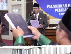 Lantik 8 Pejabat Pimpinan Tinggi Pratama, Bupati H. Jarot: “Segera Berlari, Rakyat Menunggu Karya”