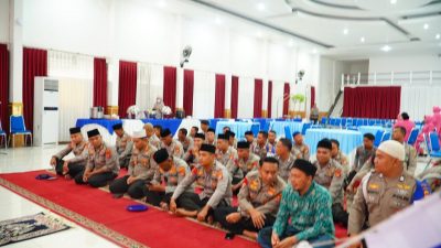 Ditpolairud Polda NTB Gelar Syukuran HUT Ke-75 dengan Sholat Ghaib, Doa dan Bantuan untuk Korban Bencana
