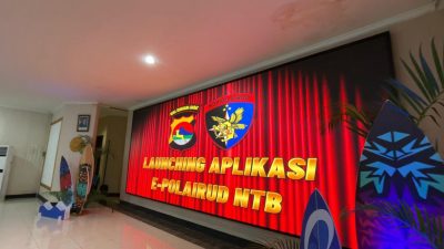 Polairud Polda NTB Launching Aplikasi “e-Polairud NTB” Pada Syukuran HUT ke-75