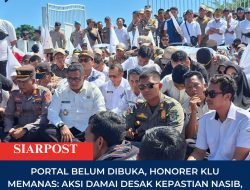 ‎Portal Belum Dibuka, Honorer KLU Memanas: Aksi Damai Desak Kepastian Nasib, Pemda Pastikan Anggaran Tetap Aman