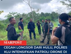 Cegah Longsor dari Hulu, Polres KLU Intensifkan Patroli Drone di Kawasan Hutan