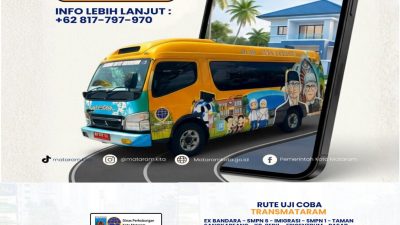 Dishub Kota Mataram Luncurkan Layanan Bus Umum Gratis Keliling Kota, Permudah Mobilitas Warga