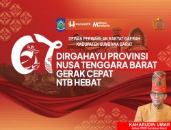 Ketua DPRD Sumbawa Barat Mengucapkan Selamat HUT ke-67 Provinsi NTB