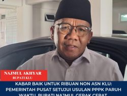 Pemerintah Pusat Setujui Usulan PPPK Paruh Waktu, Bupati KLU Gerak Cepat Atur Akses Dokumen